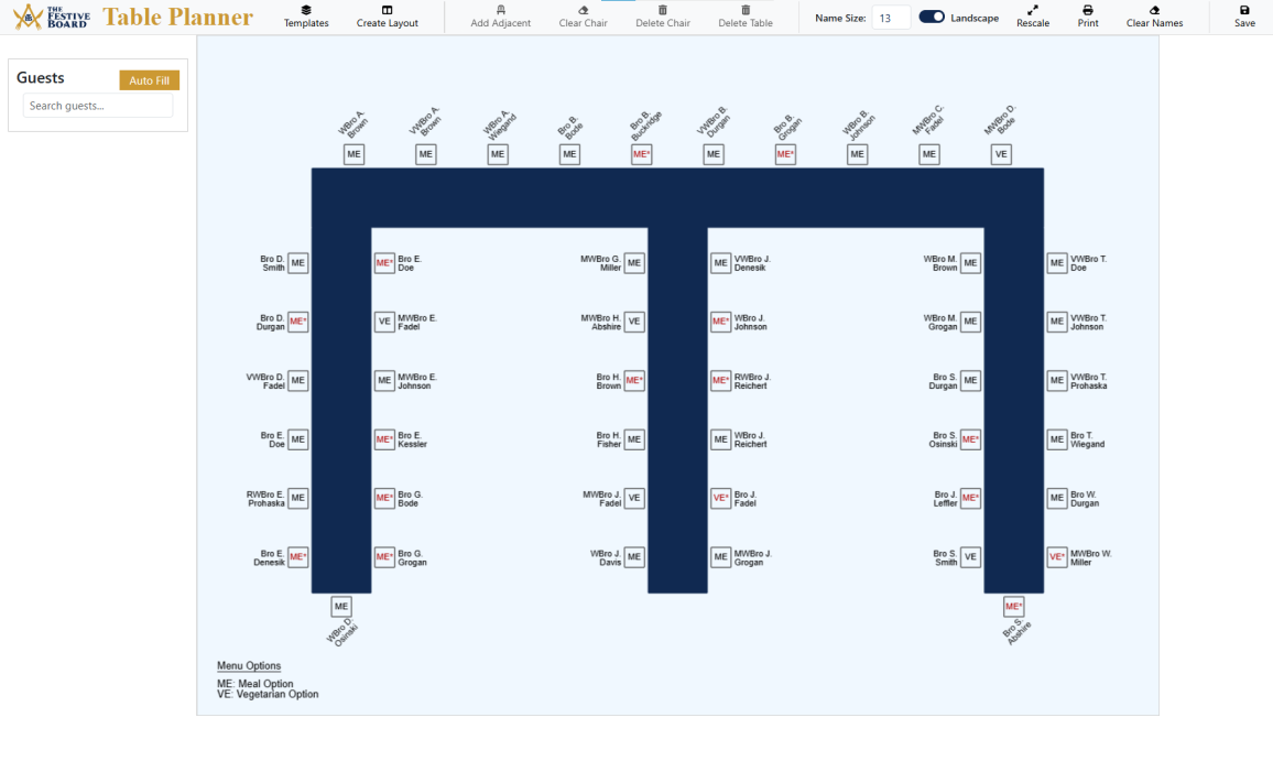 Seating Planner 1